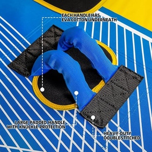 PVC Inflatable <b>Towable</b> Tube 77"L X 71"W X 35"H with Nylon Cover 3 Person for Water Sports - Product Image 4
