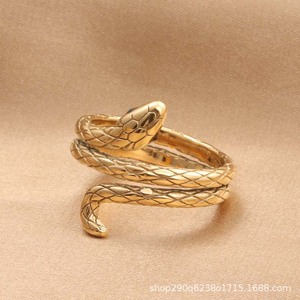 Snake King <b>Ring</b> <b>Titanium</b> Steel Red Eye Animal Zodiac Unisex Fashion <b>Ring</b> Gift - Product Image 3