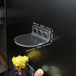 Soporte magnético acrílico para figuras, 50x53x23mm, expositor de alta transparencia para colección de cajas sorpresa, montaje en pared - Product Image 3