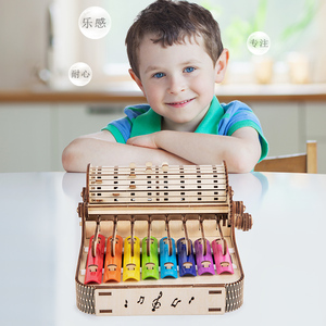 Nuevo Piano de Madera con Teclas de Percusión, Juguete Educativo Clásico de Aprendizaje Musical Sensorial <span class=keywords><strong>para</strong></span> Niños y Niños Autistas, con Certificación CE - Product Image 3