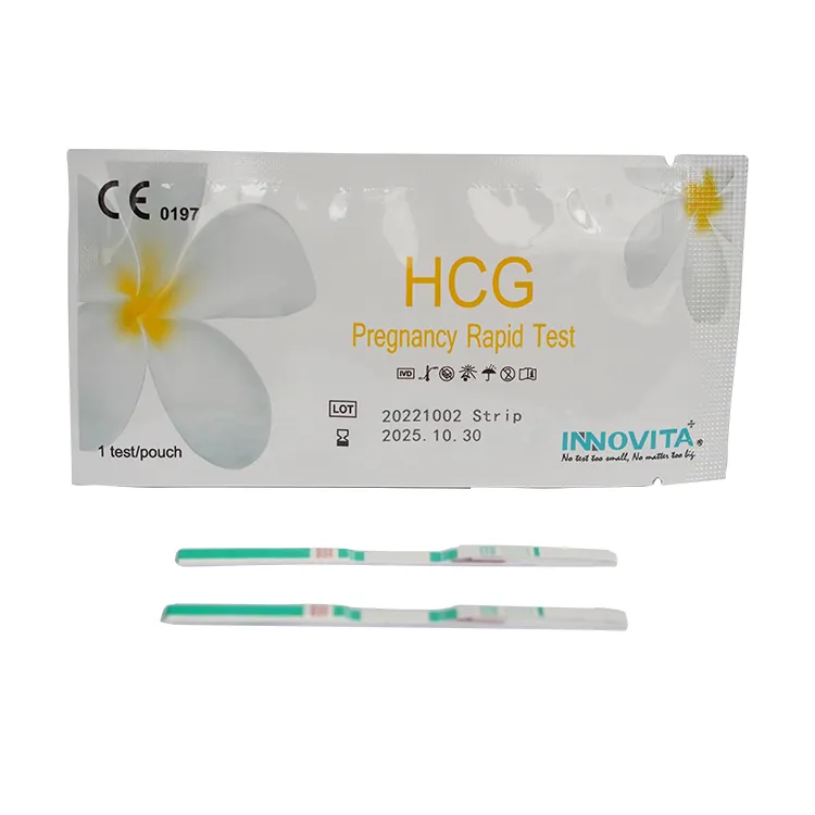 HCG Pregnancy Ovulation Rapid Urine Test Strip Kits With Clear Results