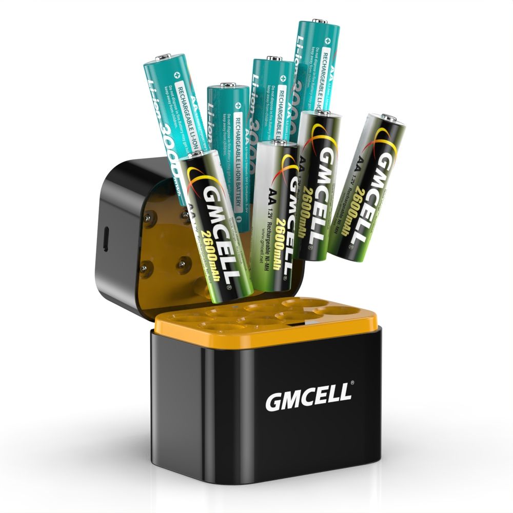 8 Slot Hybrid Portable Charger