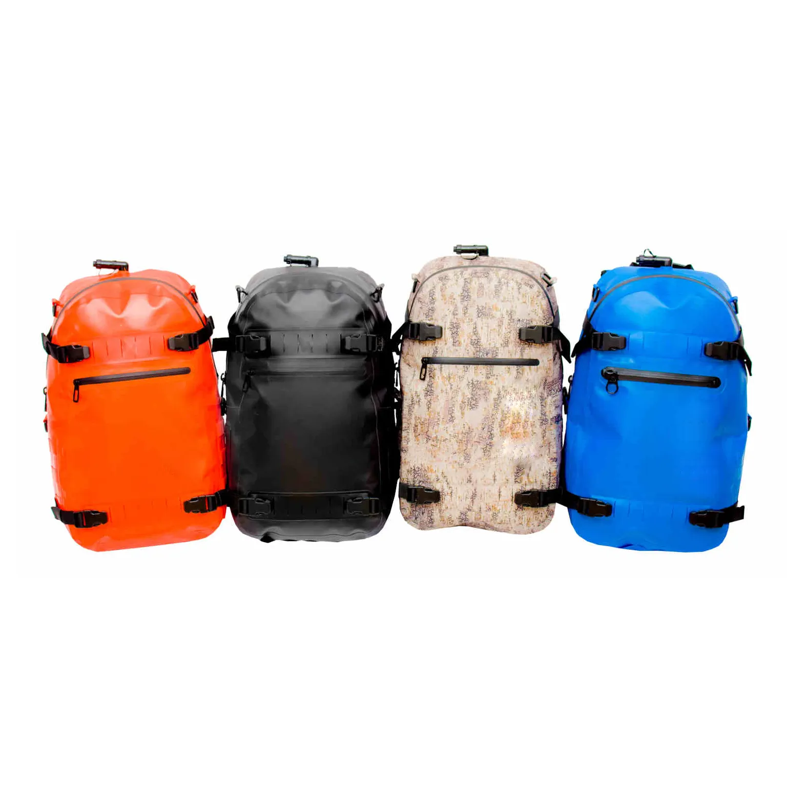 Venta al por mayor multifunción logotipo personalizado TPU portátil impermeable Material pesca con mosca mochila cebo caña equipo señuelo aparejos de pesca Bac