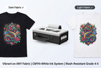Imprimante DTF A4 L800 avec circulation d'encre blanche, machine de transfert direct sur film pour T-shirts, personnalisation de vêtements, certifiée CE, 2880 DPI