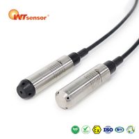 Edelstahl-Tauchdrucksensor & Wasserstand-Transmitter 4-20mA IP68 für Flüssigkeitstanks, Pools, Heizöl und Abwasser