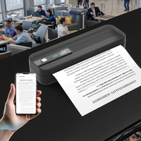 Imprimante thermique portable sans fil A4 alimentée par batterie pour usage professionnel en extérieur + interface USB, batterie 2600 mAh, garantie 1 an