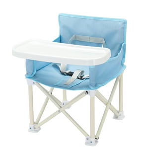 <span class=keywords><strong>เก้าอี้</strong></span>ทานข้าวเด็กพับได้แบบพกพาสำหรับ<span class=keywords><strong>เด็ก</strong></span>ทารก ทำจากโลหะ เหมาะสำหรับการตั้งแคมป์และออกนอกบ้าน - Product Image 3
