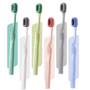 Оптовая продажа зубная щетка Премиум Уход зубная щетка широкая головка для взрослых зубная щетка сделано в Китае