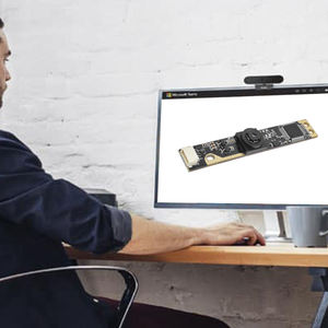 Module de caméra USB H.264 avec capteur CMOS IMX179 4K, 8MP, mise au point fixe, grand angle 98 degrés, mini carte PCB pour visioconférence - Product Image 2