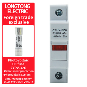 מחזיק נתיך פלסטי בעל כושר ניתוק גבוה 1000V 32A עבור מערכת סולארית פוטו-וולטאית, עם נורית LED, דגם CHRMSHDG ZYPV-32X - Product Image 1