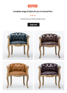 Asiento tapizado <span class=keywords><strong>de</strong></span> tela <span class=keywords><strong>de</strong></span> estilo rural americano caliente 2025, sillón <span class=keywords><strong>de</strong></span> madera para sala <span class=keywords><strong>de</strong></span> estar, uso <span class=keywords><strong>de</strong></span> sillón <span class=keywords><strong>de</strong></span> un solo asiento - Product Image 3