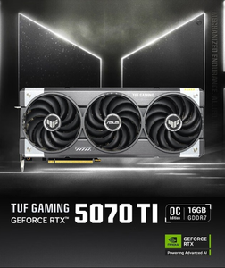 Tarjeta Gráfica TUF Gaming GeForce RTX 5070 Ti 16GB GDDR7 OC Edition, TUF RTX 5070 Ti GeForce RTX 5070 Ti 16GB GDDR6X A - Product Image 2
