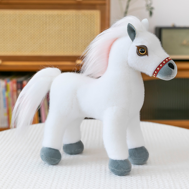 Cheval de simulation Lu xiao [blanc sans selle]]