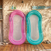 Hamac gonflable en PVC pour piscine, flotteur souple et respirant en maille, chaise flottante pour l'été