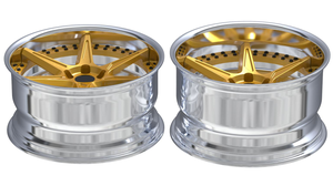 Jantes en alliage forgé 2 pièces 19 pouces 5x112 plat profond pour <span class=keywords><strong>vw</strong></span> golf 7 gti - Product Image 2