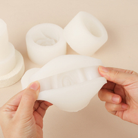 Moule en silicone pour décoration de gâteau 3D DIY, forme personnalisée, chocolat, fondant, sugarcraft, fleurs de rose