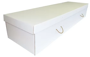 Cercueil <span class=keywords><strong>en</strong></span> <span class=keywords><strong>carton</strong></span> blanc biodégradable de style europé<span class=keywords><strong>en</strong></span> <span class=keywords><strong>pour</strong></span> adultes, marque FUHAI - Product Image 2