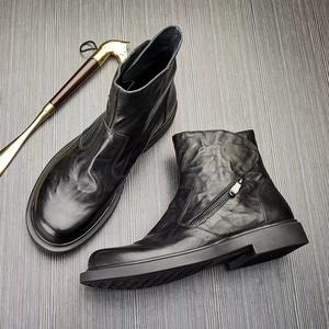 Latest Model Business Formal Casual Breathable Patchwork Canvas <b>Shoes</b> <b>for</b> Men Autumn British Men's Groom's Wedding <b>Shoes</b> - Product Image 1