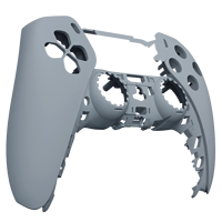 Pour la coque de la manette PS5-Façade avant de surface mate grise New Hope, antidérapante et résistante à la transpiration