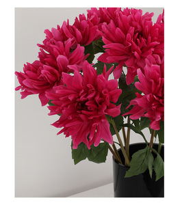 Dalias Artificiales de Tacto Real en 7 Colores, Venta al Por Mayor, Flores de <span class=keywords><strong>Seda</strong></span> Elsa Hidratantes para Centros de Mesa de Boda, Personalizadas, MOQ de 50 Piezas - Product Image 6