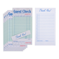 Buku Nota Tamu Tebal dengan Garis yang Dapat Dilepas, Grosir untuk Tagihan Restoran Hotel, Buku Tamu & Pesanan Pembelian
