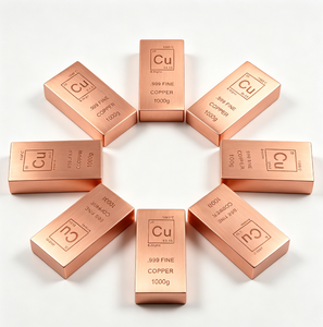 Presse-papiers en barre de <span class=keywords><strong>cuivre</strong></span> pur .999 de 1 kg avec motif élémentaire par Unique Metals - Product Image 5