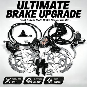 Kit <span class=keywords><strong>de</strong></span> Sistema <span class=keywords><strong>de</strong></span> Freno Trasero <span class=keywords><strong>de</strong></span> Doble Caliper con Pistón Contrapuesto para Motocicleta Eléctrica Todoterreno Surron Ultra Bee - Product Image 1
