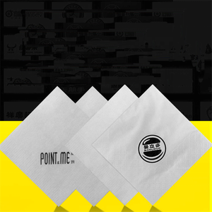 La cena servilletas y impreso característica decoupage de papel de tejido - Product Image 4