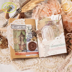 Pegatinas de estampilla <span class=keywords><strong>Vintage</strong></span>, adhesivo de papel decorativo, estético, botánico, <span class=keywords><strong>para</strong></span> álbum de recortes - Product Image 3