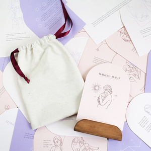 Tùy Chỉnh Hình Vòm Làm Mẹ Khẳng Định Thẻ In Hộp Giấy Với Những Lời Khuyến Khích Và Cảm Hứng - Product Image 2
