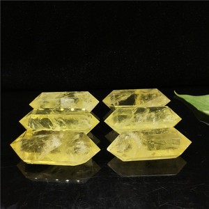 คริสตัลจี้หินธรรมชาติสำหรับทำสมาธิ ขนาด 4-5 ซม. คริสตัลซิทรินปลายแหลมสองด้าน ขายส่ง - Product Image 2