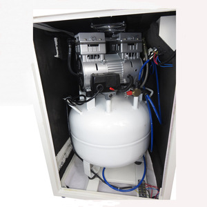 Sm Box Type Oil Free <b>Air</b> Compressor 32L Dual Unit For Dental Lab Use - Product Image 2