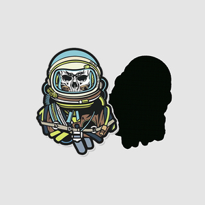 Aimants de réfrigérateur personnalisés d'astronautes, autocollants magnétiques lenticulaires pour réfrigérateur, cadeau promotionnel, décoration - Product Image 4