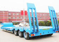 Hochleistungs-40-t-120-t-Tieflader-Sattelauflieger Bagger träger Cargo Utility Dropdeck-LKW-Anhänger Tieflader