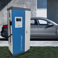 Chargeur rapide CC double CCS2/CHAdeMO/GBT 120-240kW | Étanche IP54 | Nouveau modèle à double porte