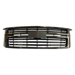 US Free Shipping Home Front Upper Main Gloss Black Car Grille for 2015-2020 Chevrolet Chevy Tahoe