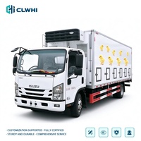 Camion de transport de volailles ISUZU 700P 4x2 manuel, neuf, pour poussins d'un jour, diesel, avec caisse ventilée et chauffée