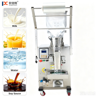 Automatic Fruit Juice & Oil Chocolate Semi-Filled Sugar Sachets Packaging Machine for Edible Cane & Oil for Food Use