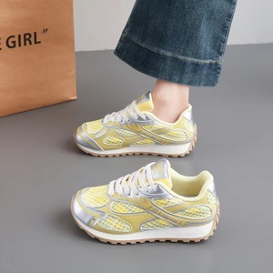 Nouvelles baskets basses unisexes de haute qualité pour hommes et femmes, baskets jaunes à lacets de créateur pour femmes - Product Image 6