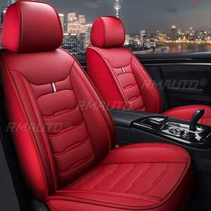 Fundas de Asiento de Coche de Cuero PU, Fundas Universales para Asientos Delanteros, Cojín Protector para Asientos de Auto - Product Image 6