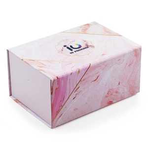 Custom Luxury <b>Foldable</b> Magnetic Gift <b>Box</b> Packaging Gradient Pink Rigid Gift <b>Box</b> - Product Image 5
