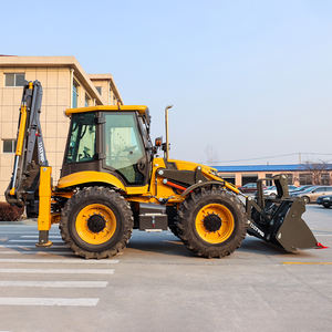 Hot Sale China 4WD 388H 6 in 1 Schaufel lader Bagger lader mit Teleskop arm - Product Image 4