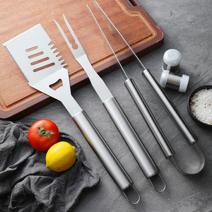 Venta al por mayor portátil 34PCS BBQ Grill Tools Set Acero inoxidable Complete Grilling Accessories <span class=keywords><strong>con</strong></span> bolsa de almacenamiento para barbacoa Camping - Product Image 6