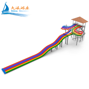 Dalang – équipement de parc Aquatique, piscine personnalisée pour adultes, glissière en fibre de verre pour jeu de parc Aquatique, <span class=keywords><strong>Toboggan</strong></span> Aquatique, Occasion - Product Image 2