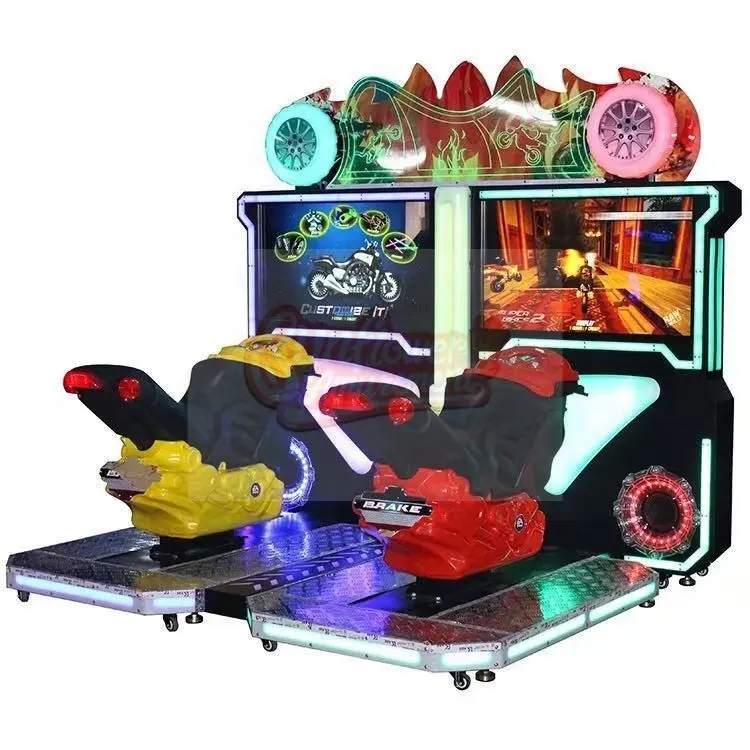 Super Bike 2 Luxury FF Motor Car Racing Simulator Game Machine Coin Operatedr Arcade Video Game Machine