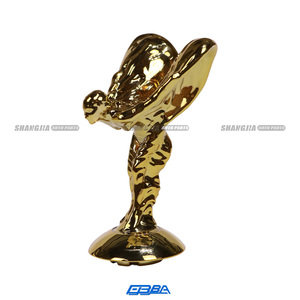 เครื่องประดับฝากระโปรงรถแบบยืดหดได้ Spirit Of Ecstasy ทำจากซิลิกาคอมโพสิตสีทอง สำหรับ Rolls Royce OE 51137307270 - Product Image 1