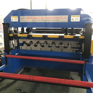 Mesin pembentuk gulungan ubin atap kumparan lembaran trapesium Baja seng aluminium berwarna cepat cepat cepat - Product Image 3
