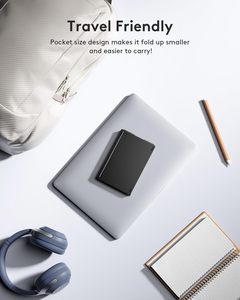 Teclado Bluetooth Plegable de 3 Dispositivos en Existencia, Teclados Inalámbricos Portátiles Plegables para Tabletas y Teléfonos Móviles - Product Image 6