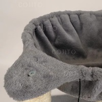Arbre à chat tout-en-un de luxe moderne, grand, en bois durable, sisal, peluche, écologique, griffoir en carton, nid, hamac, lit pour chat