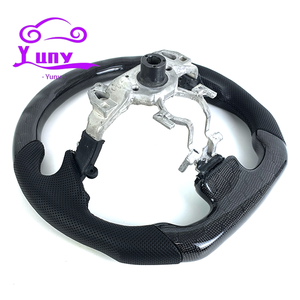 <span class=keywords><strong>Volant</strong></span> personnalisé en fibre de carbone nid d'abeille pour Infiniti, design de style racing, affichage LED du régime moteur, G37 G35 G37s G37xs G37x Coupé - Product Image 6